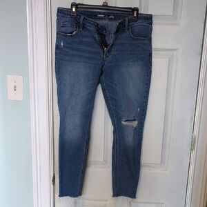 Old Navy Rockstar Super Skinny Blue Denim Jeans